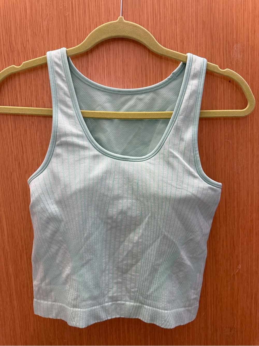 lululemon athletica Mint Green Ribbed Tank